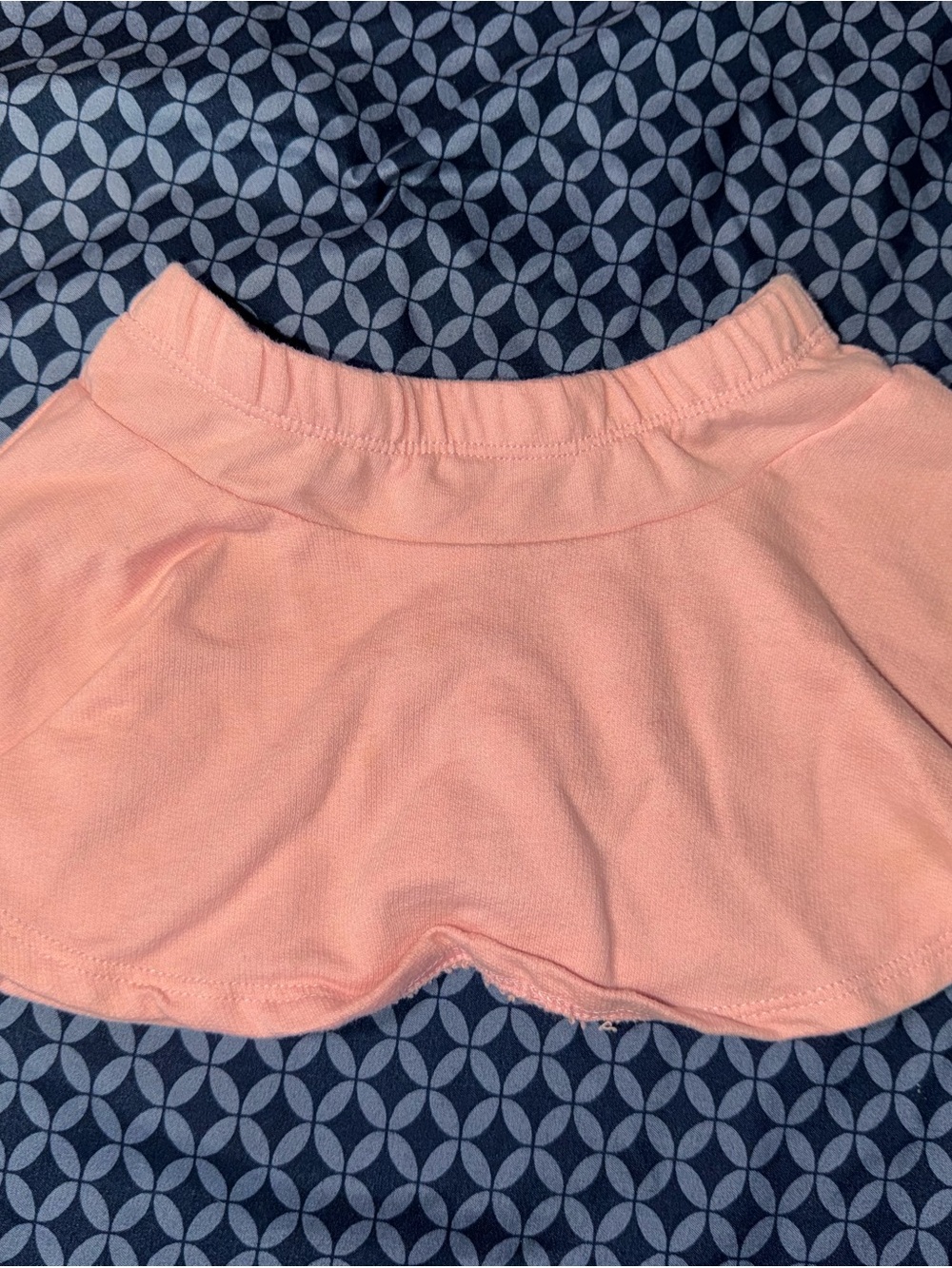 Disney Peach Scalloped Hem Skater Skirt